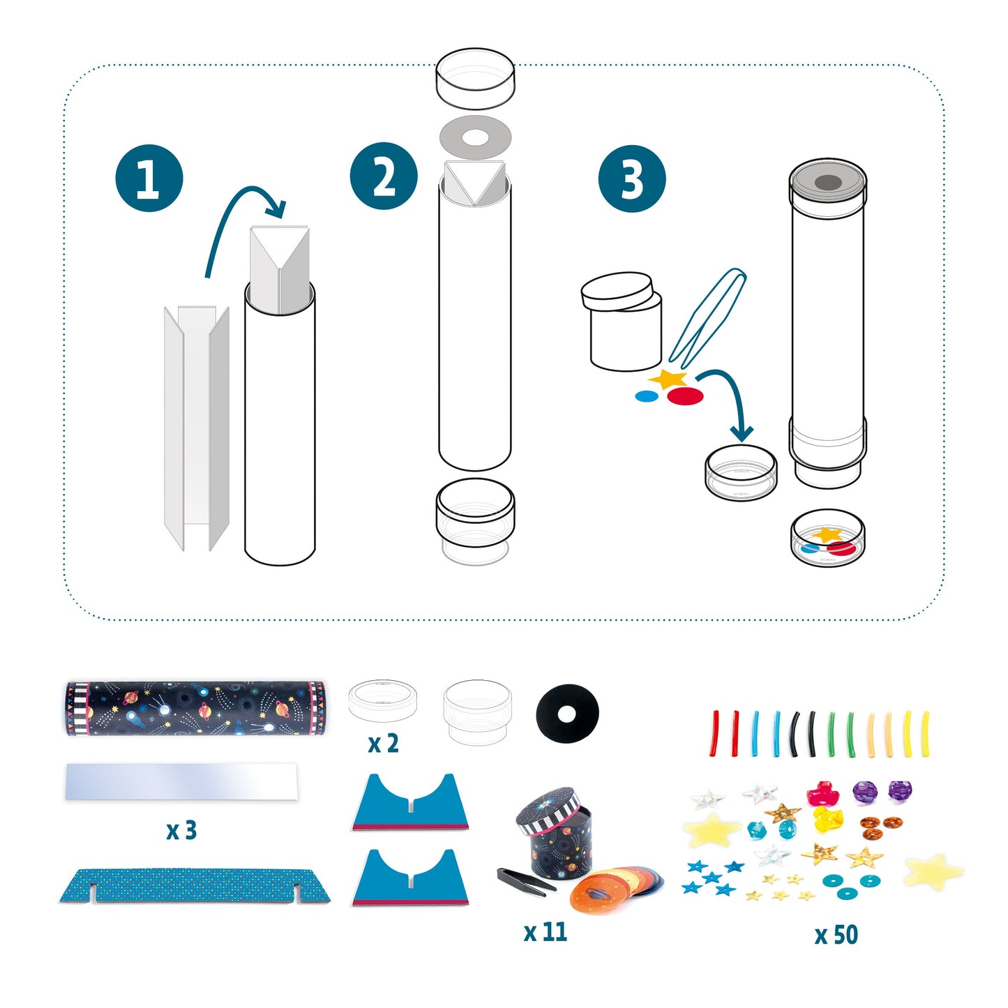 Space Immersion DIY Kaleidoscope Craft Kit