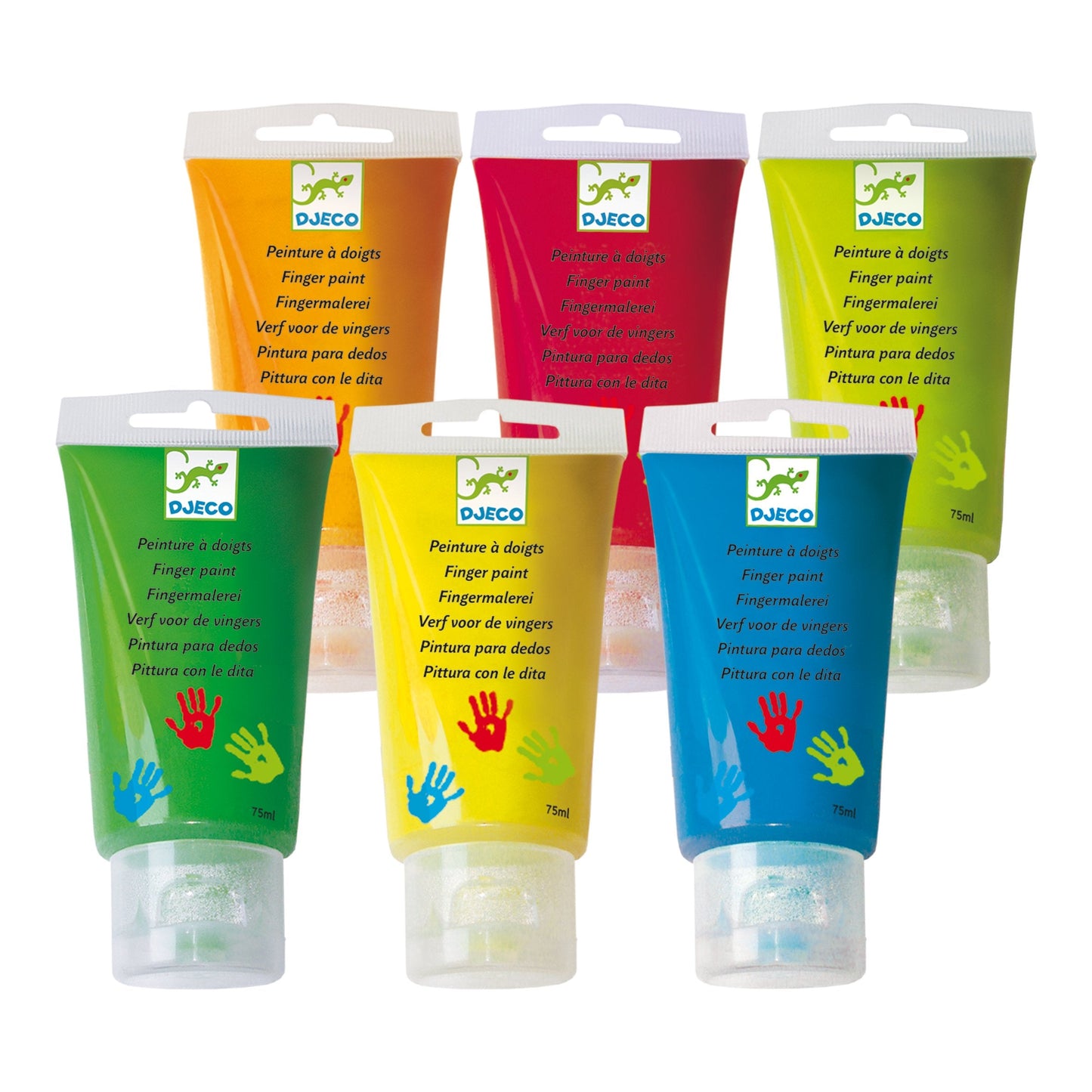 6 Finger Paint Tubes (Classic)