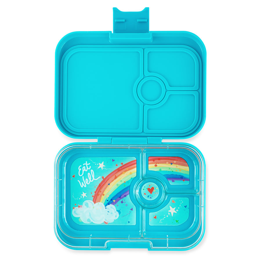 LEAKPROOF SANDWICH FRIENDLY BENTO BOX - YUMBOX EIGHTIES AQUA