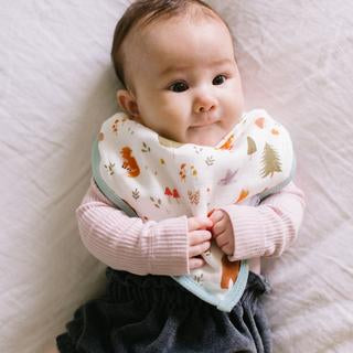 Muslin Bandana Bib Set - Forest Friends