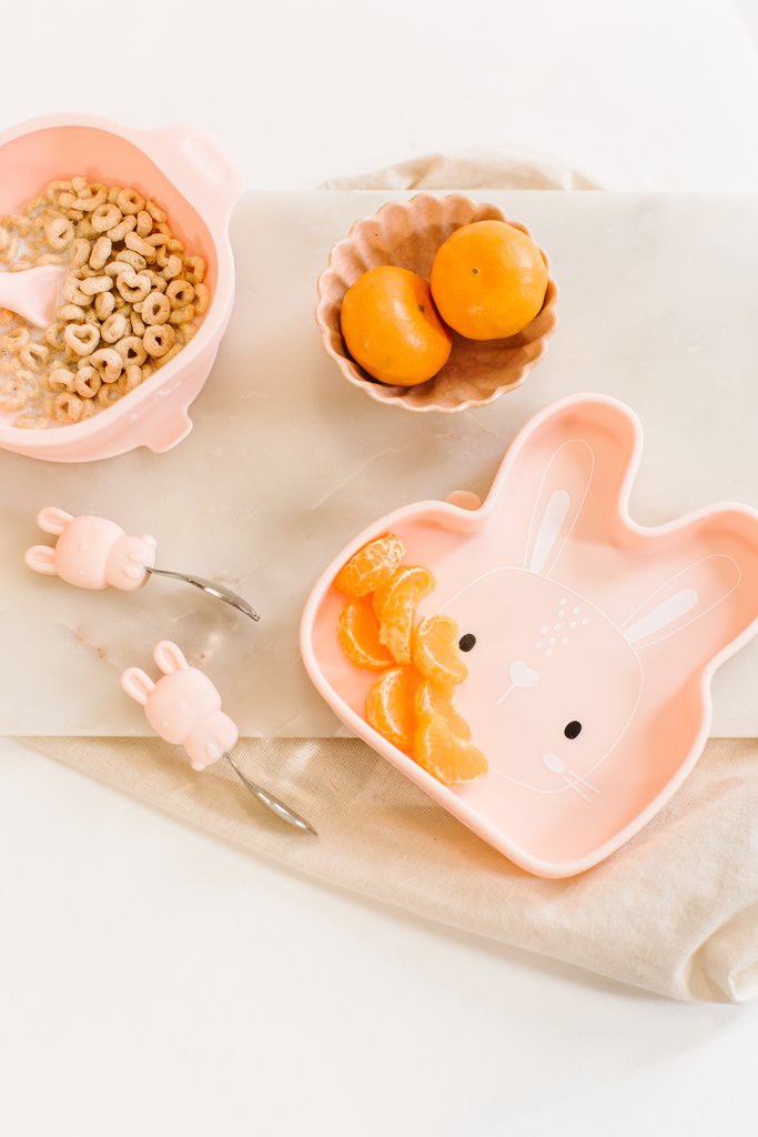 Silicone Suction Snack Plate - Bunny
