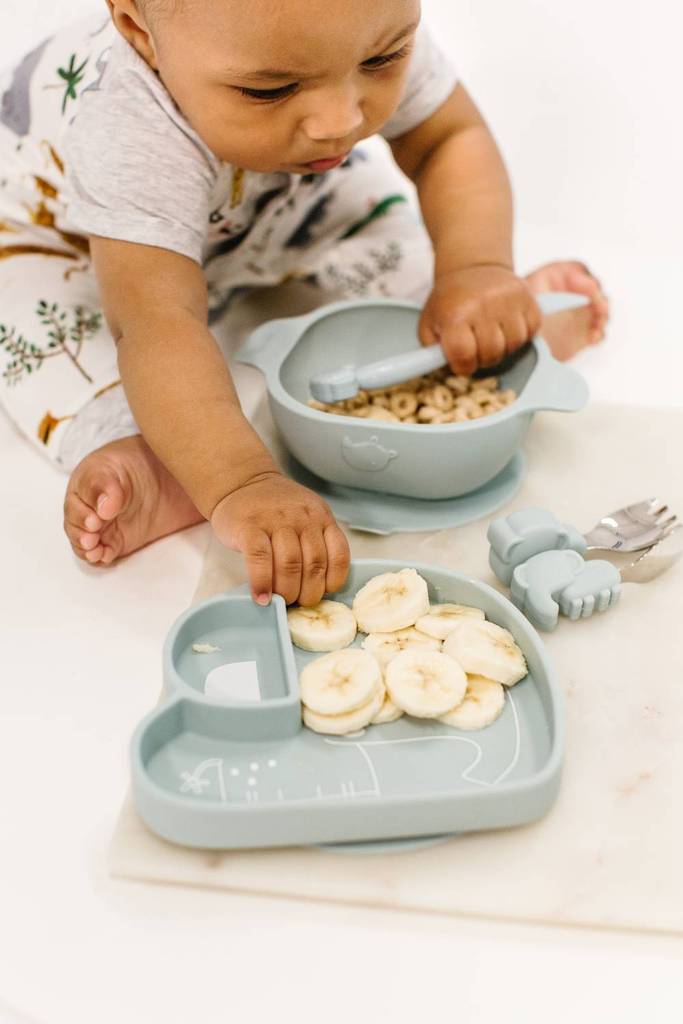 Silicone Suction Snack Plate - Elephant