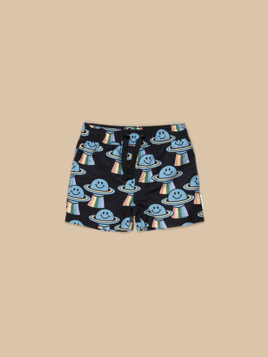 RAINBOW PLANET SWIM SHORT