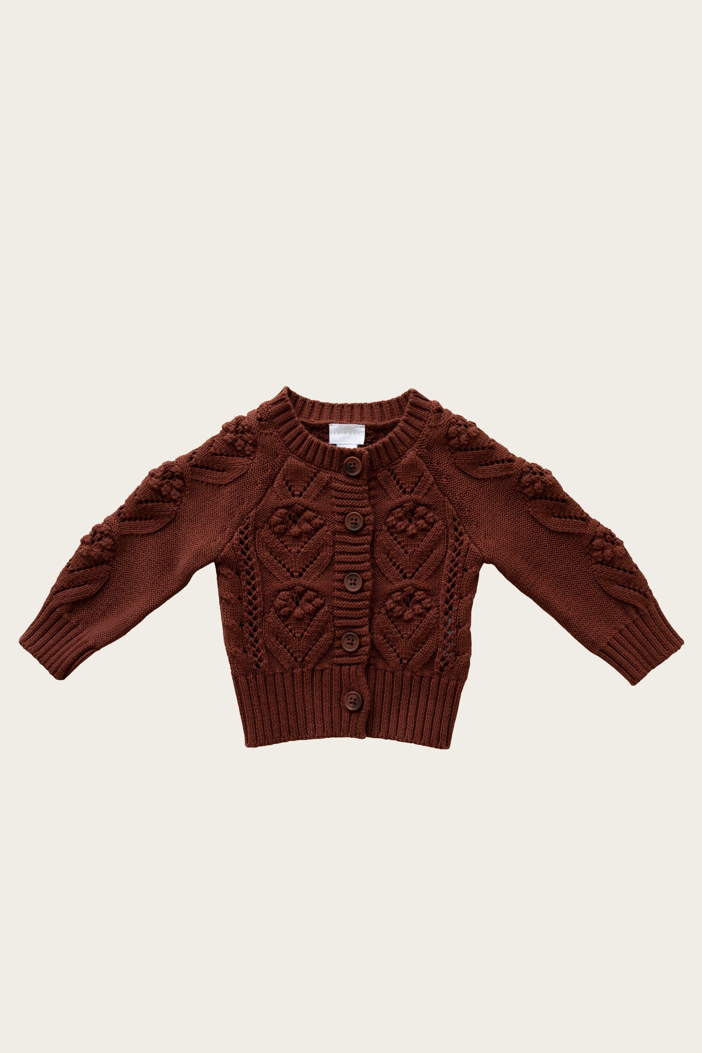 Sophie Cardigan - Cherry Mahogany