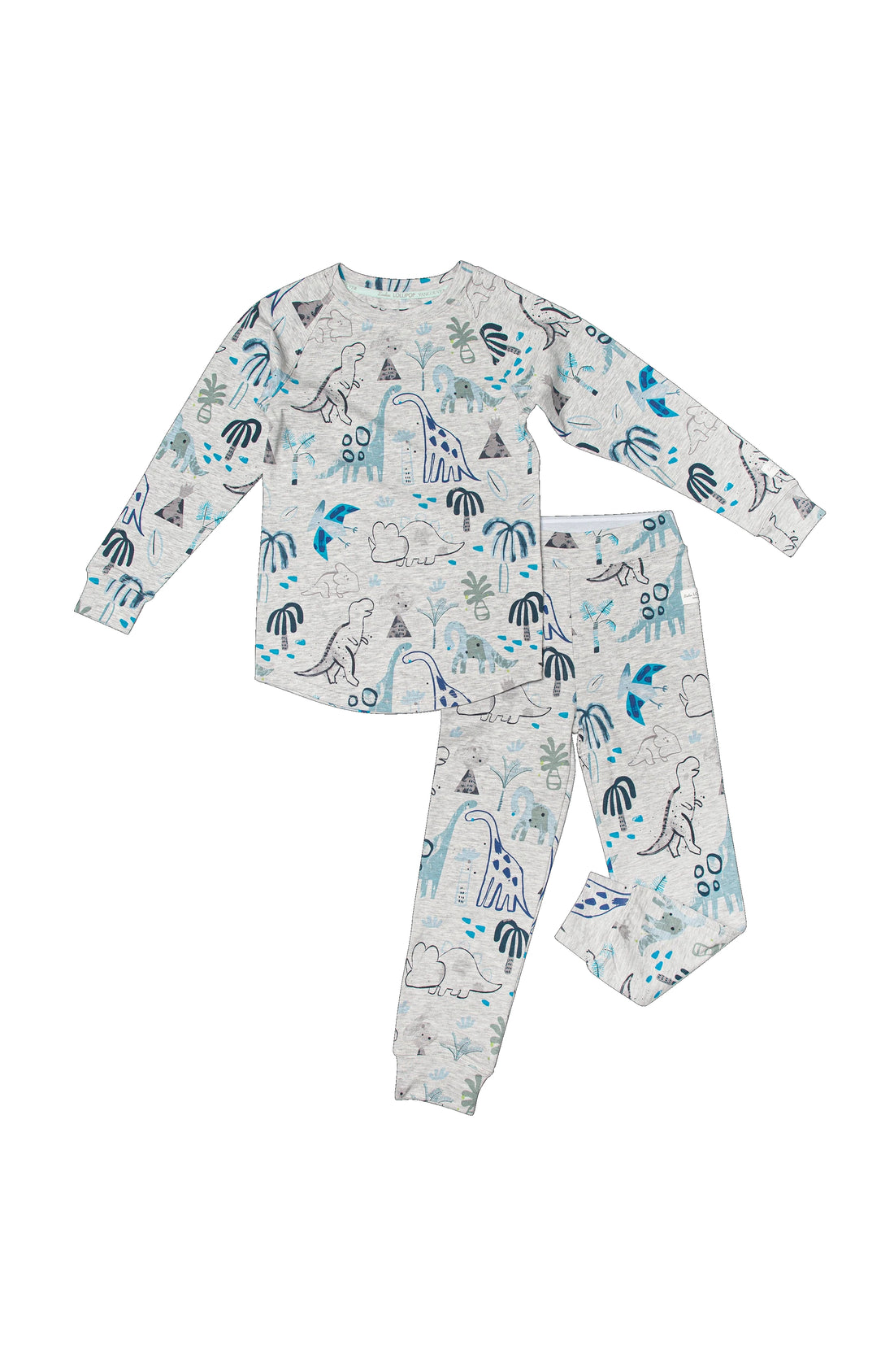 2-Pc Pajama Set In TENCEL™ - Dinosaurs
