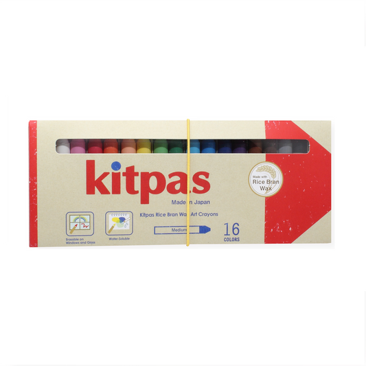 Rice Bran Wax Art Crayons 16 Colors