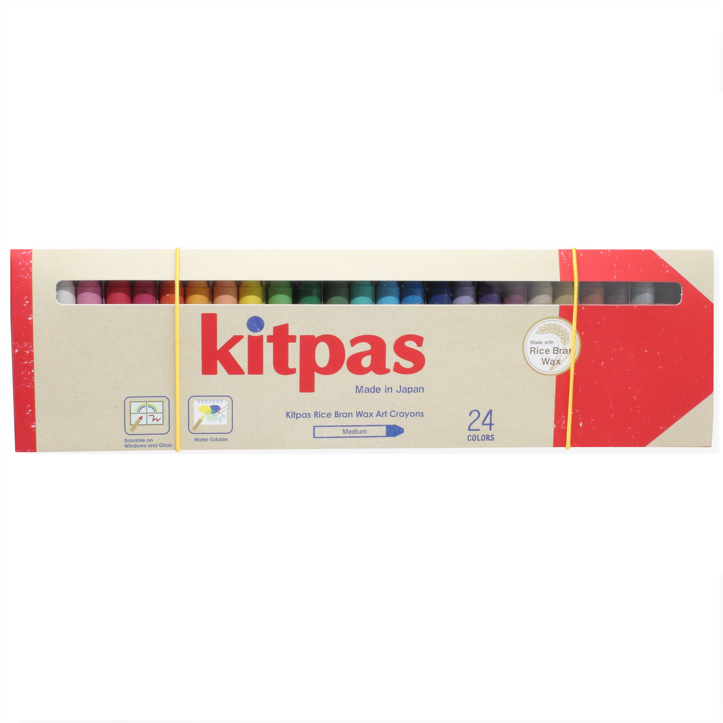 Rice Bran Wax Art Crayons 24 Colors