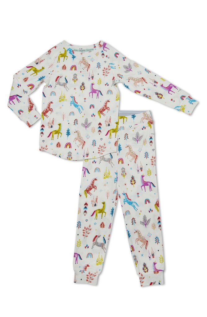 2-Pc Pajama Set In TENCEL™ - Unicorn Dream