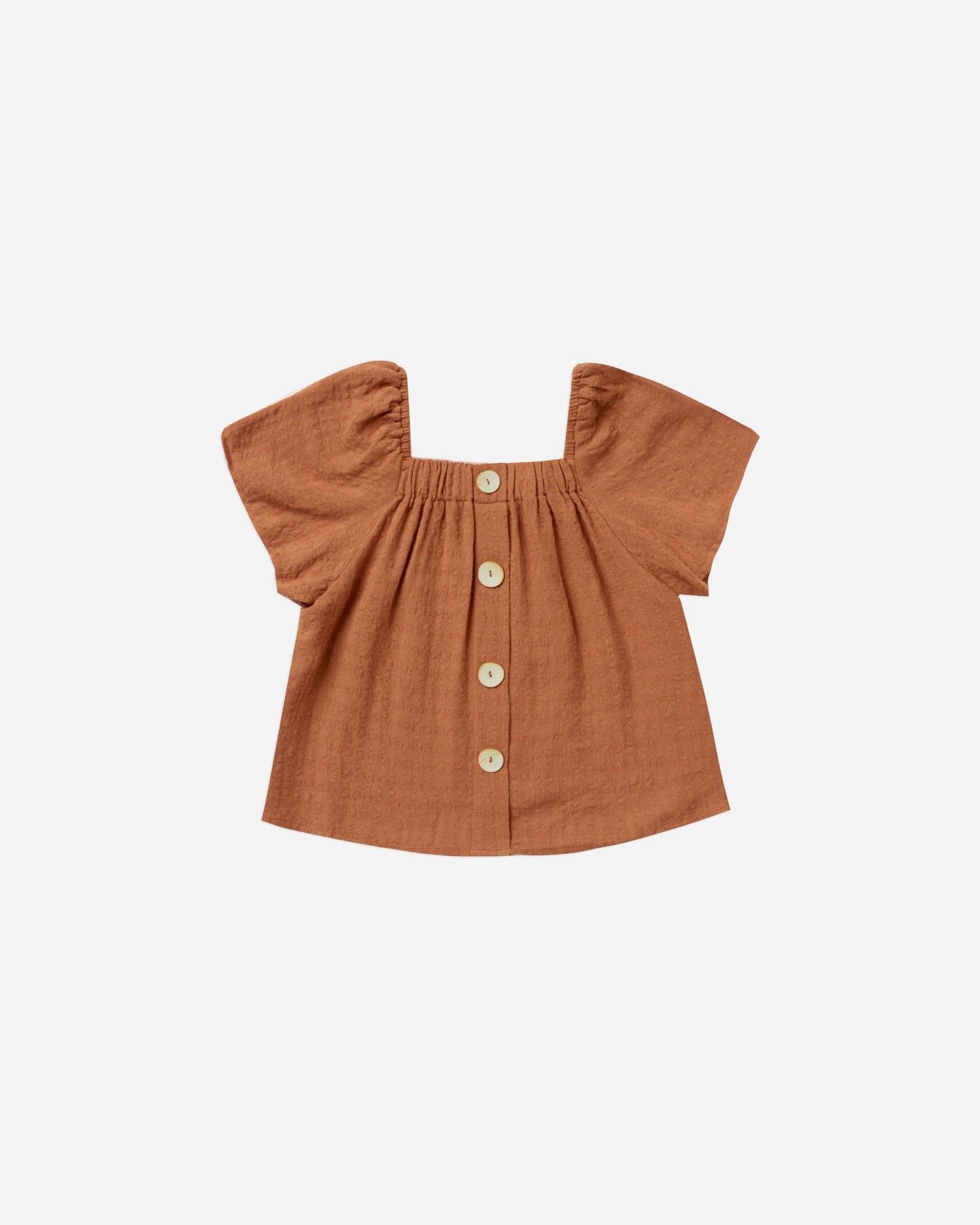 leah top | terracotta