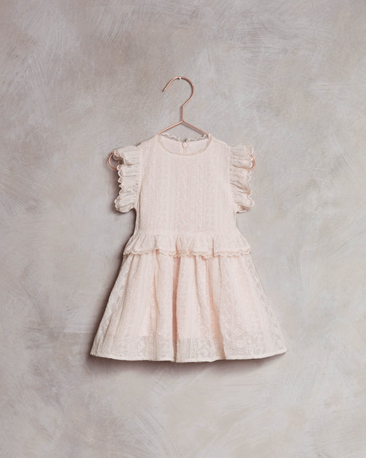 ALICE DRESS | POWDER PINK LACE