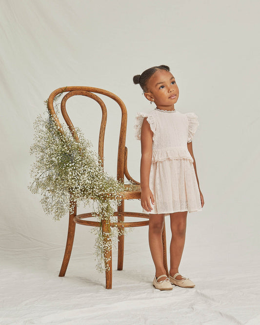 ALICE DRESS | POWDER PINK LACE