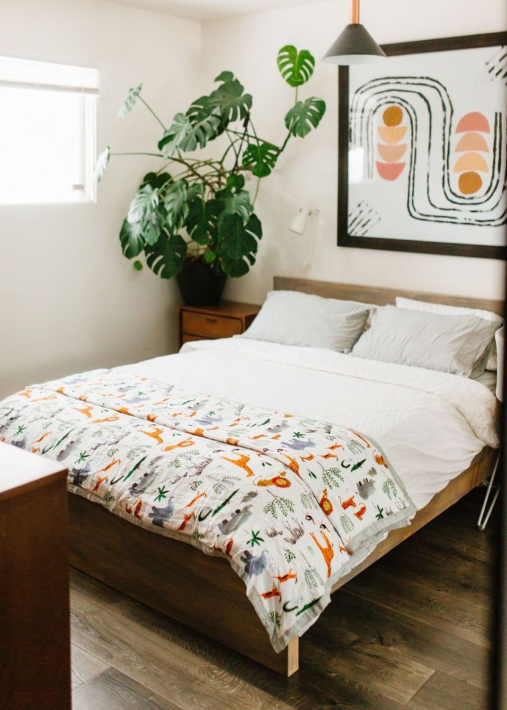 Oversized Muslin Quilt - Safari Jungle