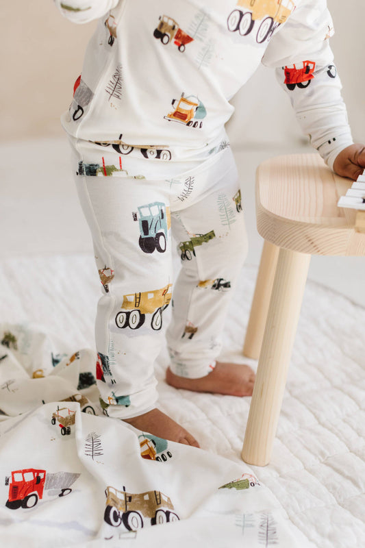 2-Pc Pajama Set In TENCEL™ - Happy Trucks