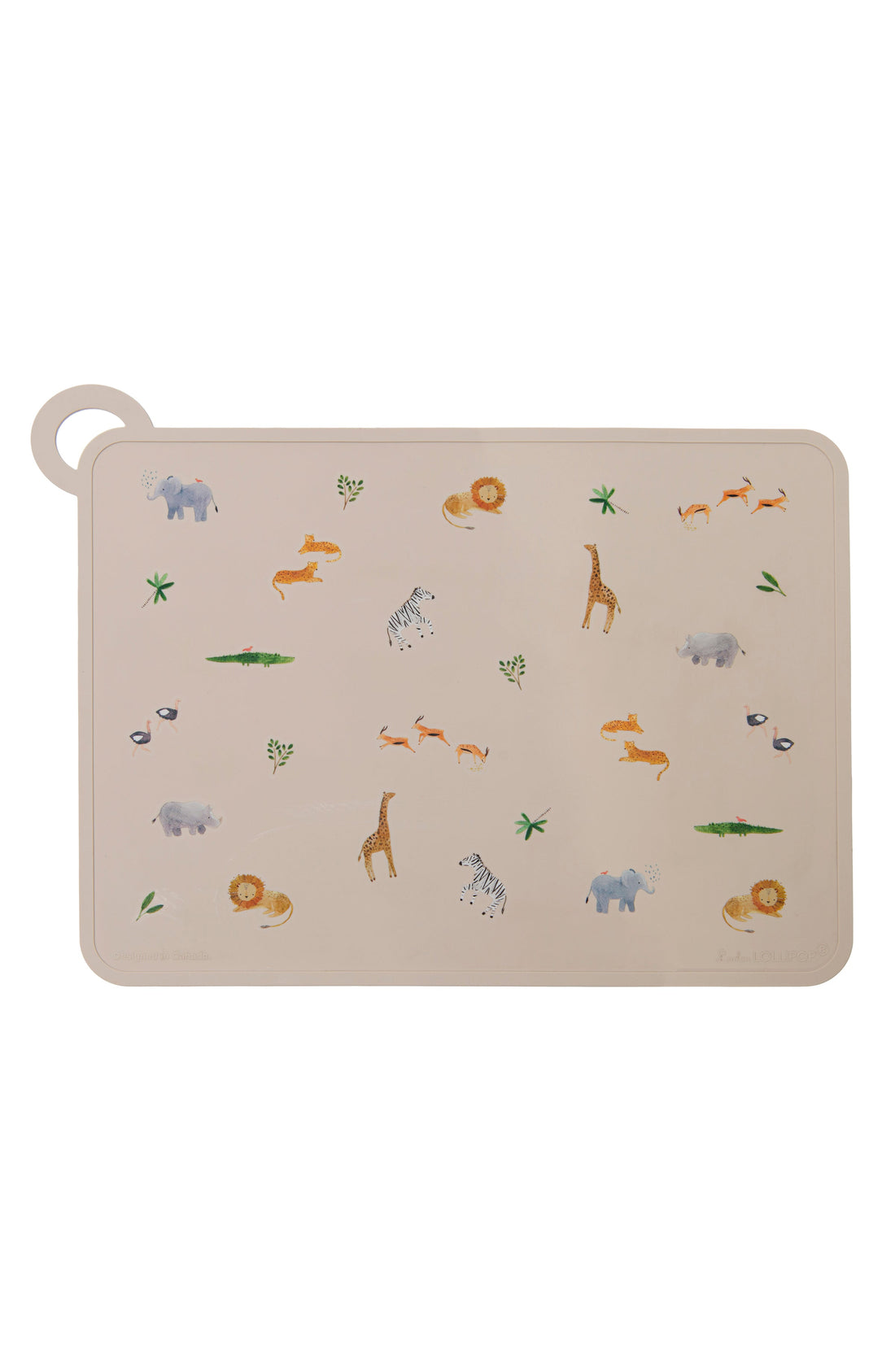 Silicone Placemat Printed - Safari Jungle