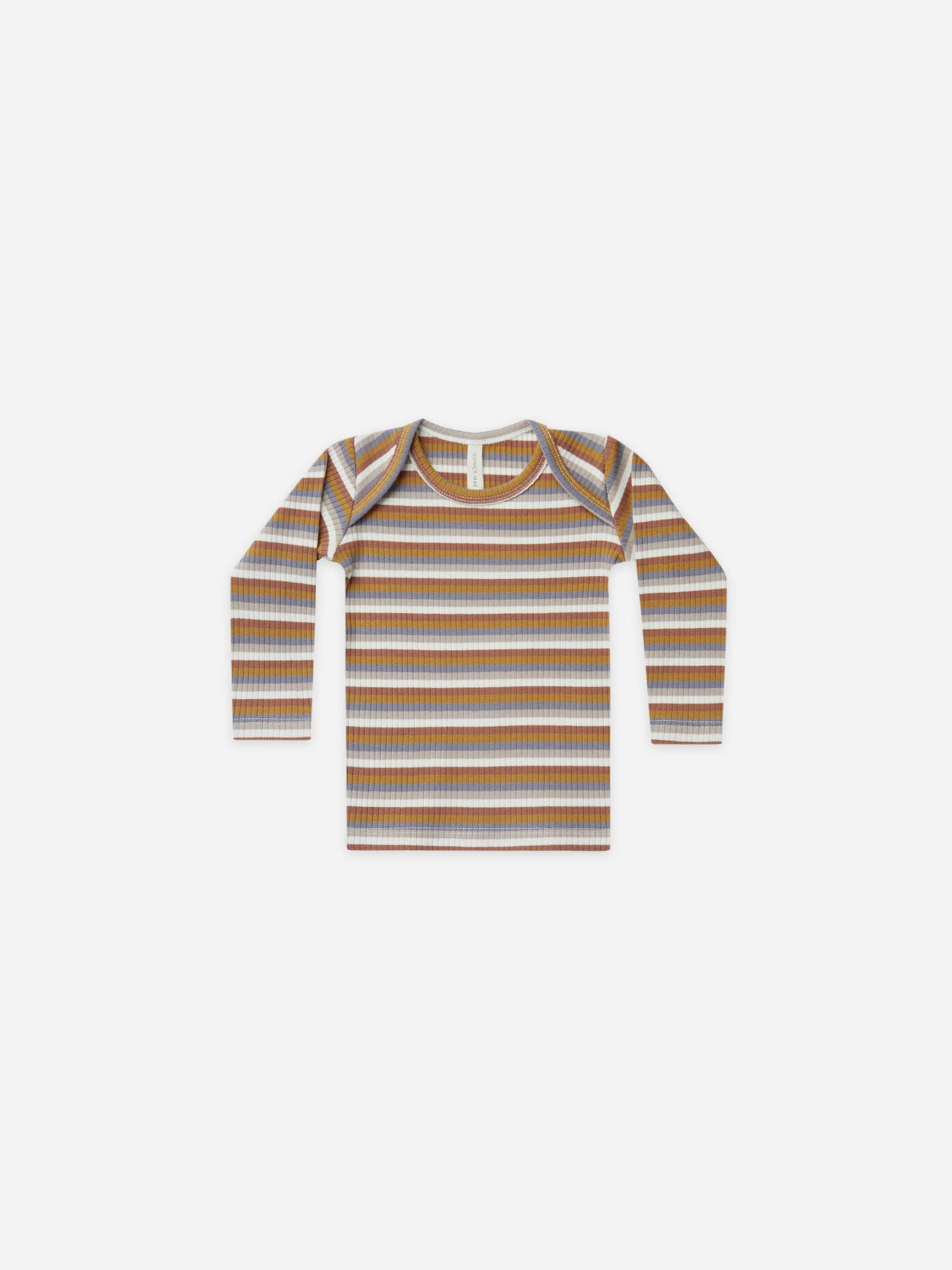 RIBBED LONGSLEEVE TEE + LEGGINGS | MULTI-STRIPE