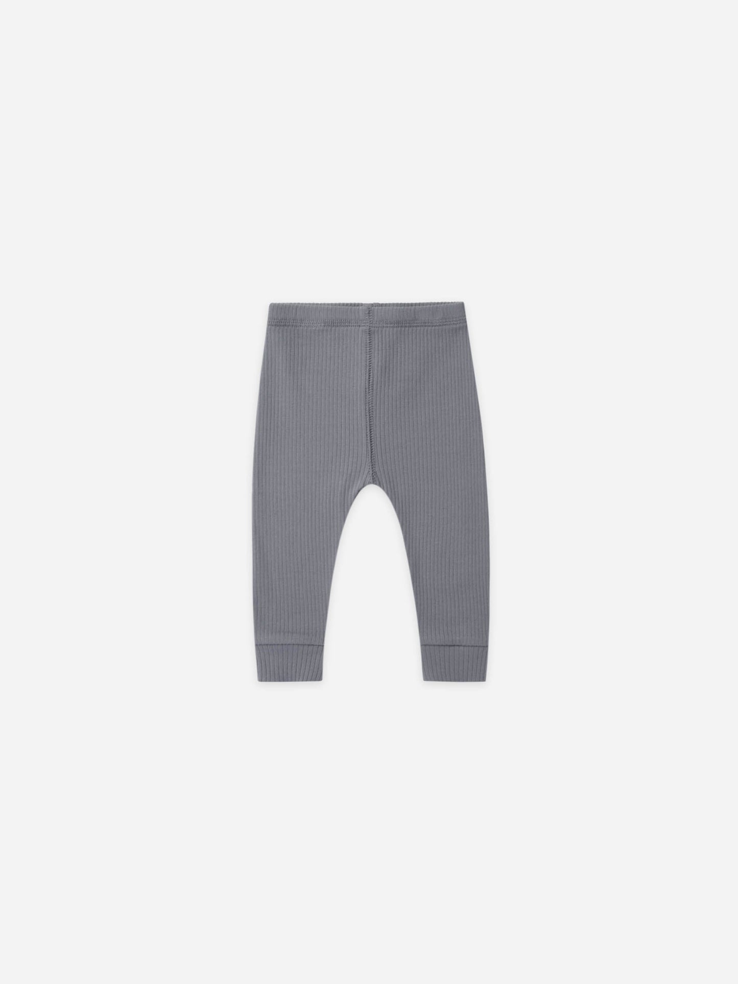 RIBBED LONGSLEEVE TEE + LEGGINGS | WASHED INDIGO