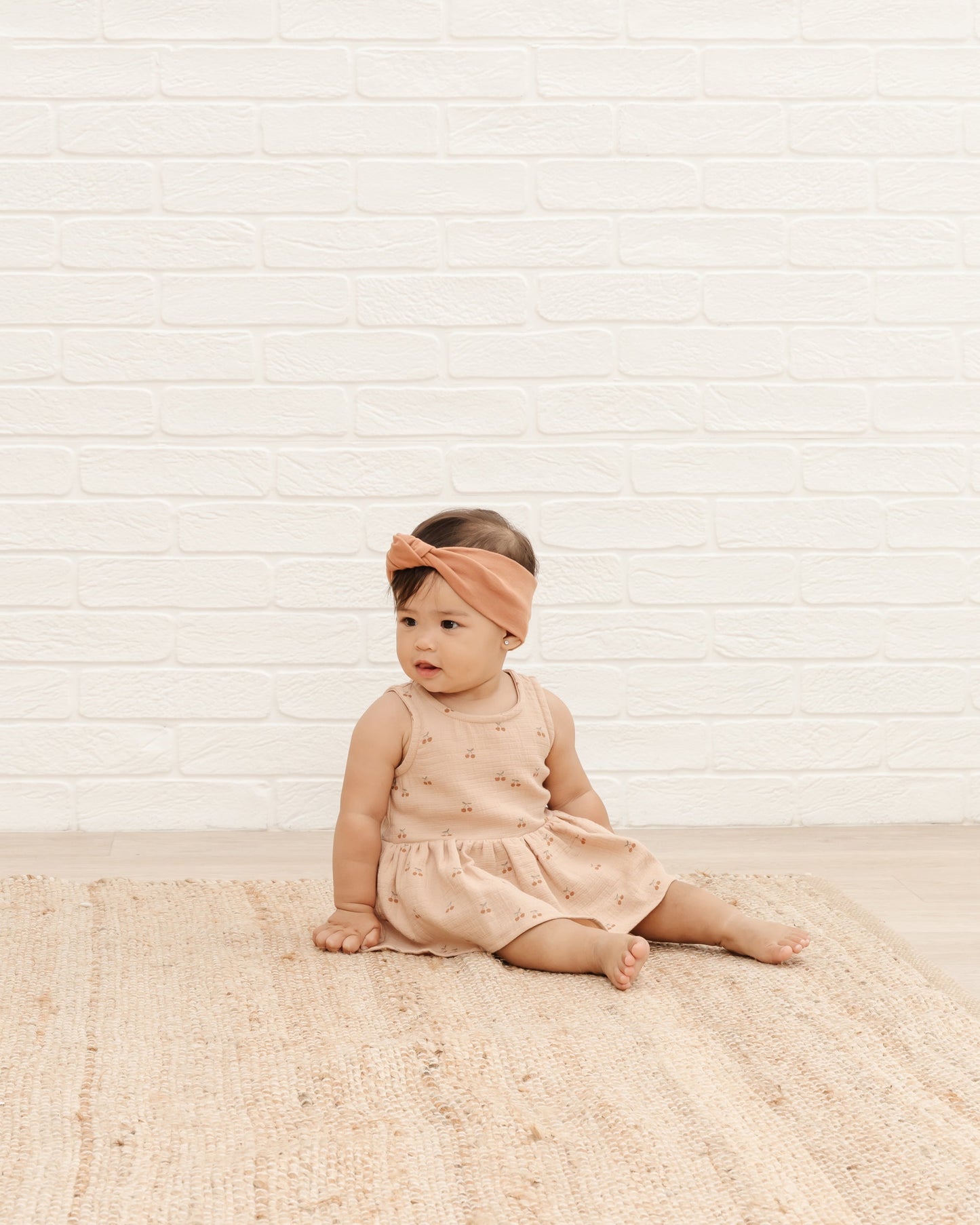 SLEEVELESS PEPLUM SET | CHERRIES