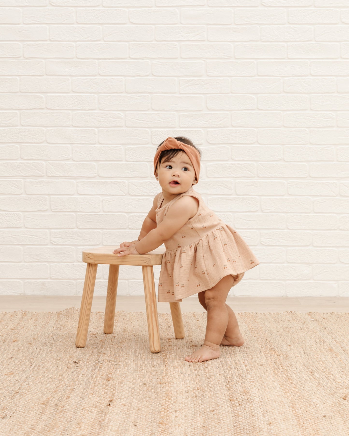 SLEEVELESS PEPLUM SET | CHERRIES