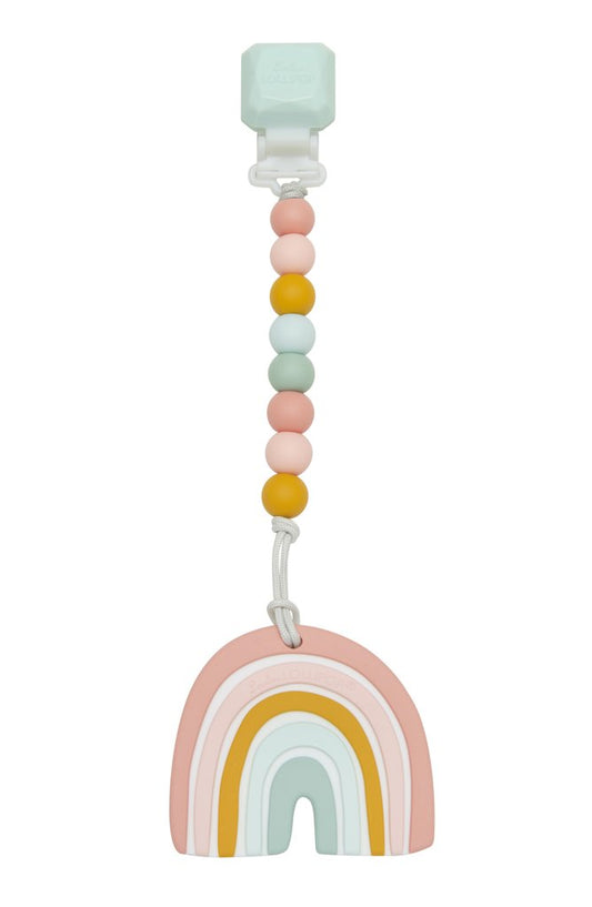 Silicone Teethers Set -  Pastel Rainbow