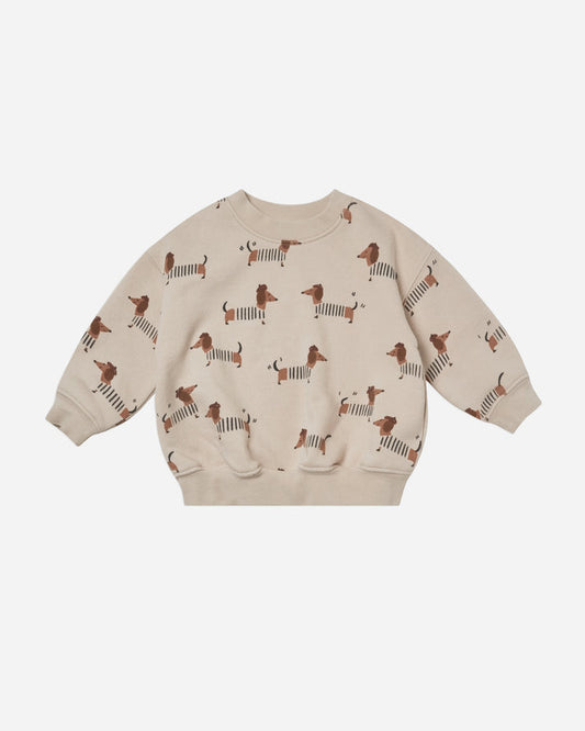 relaxed sweatshirt || dachshund