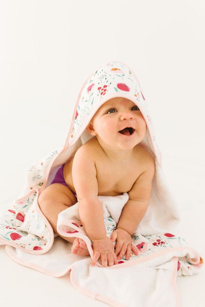 Hooded Towel Set - Rosey Bloom
