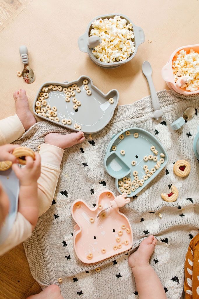 Silicone Suction Snack Plate - Elephant