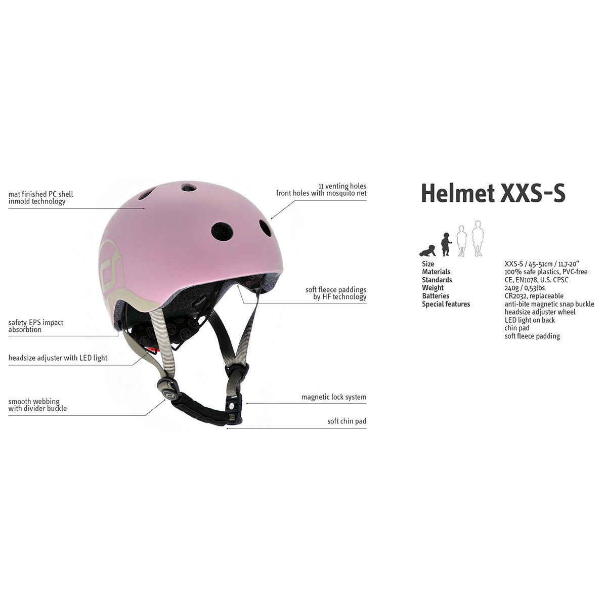 Scoot and Ride Helmet Rose S-M