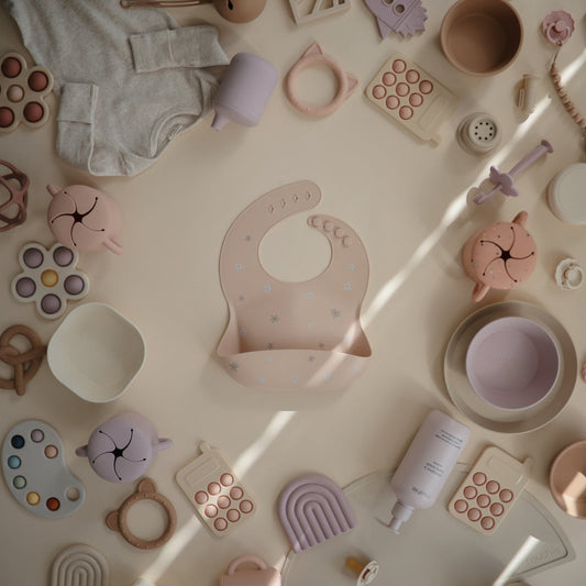 Silicone Baby Bib (Daisy)
