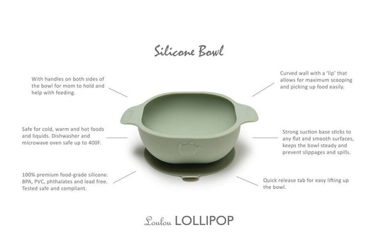 Silicone Snack Bowl - Sage