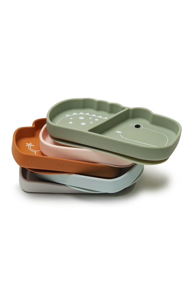 Silicone Suction Snack Plate - Alligator
