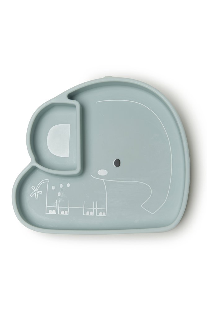 Silicone Suction Snack Plate - Elephant