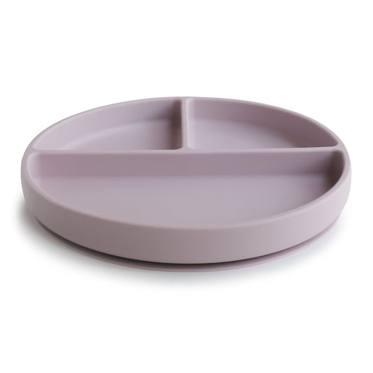 Silicone Suction Plate (Soft Lilac)