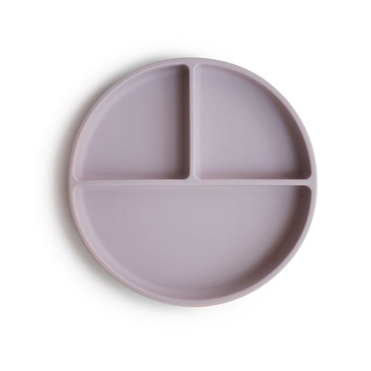 Silicone Suction Plate (Soft Lilac)