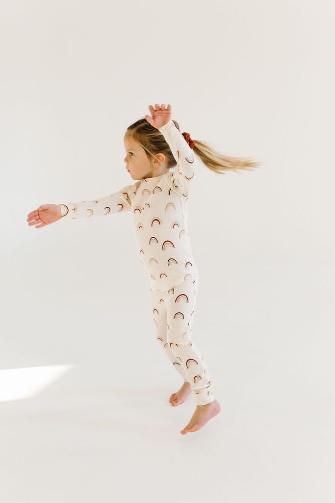 2-Pc Pajama Set In TENCEL™ - Canyon Rainbow
