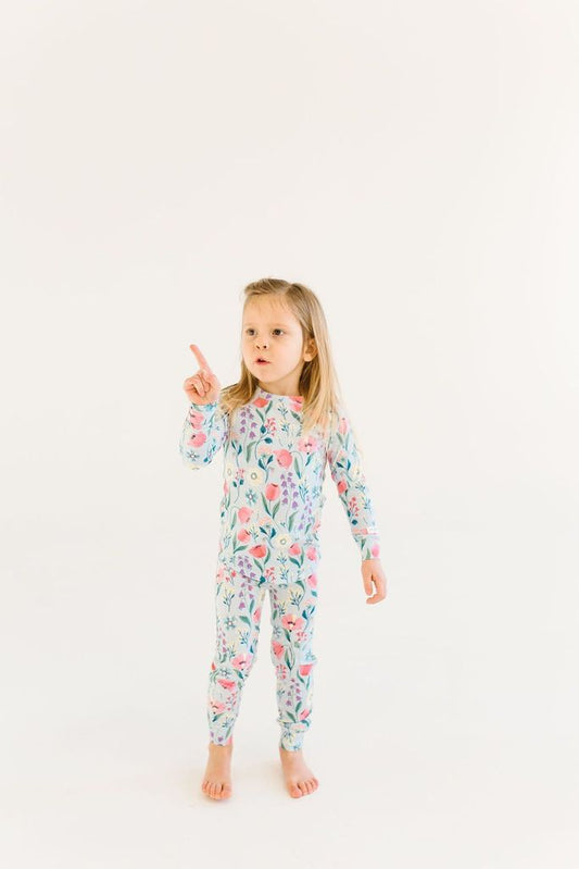 2-Pc Pajama Set In TENCEL™ - Bluebell