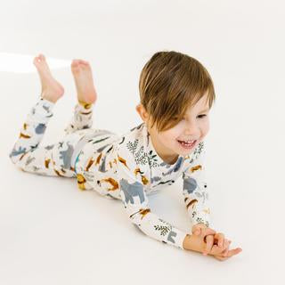 2-Pc Pajama Set In TENCEL™ - Safari Jungle