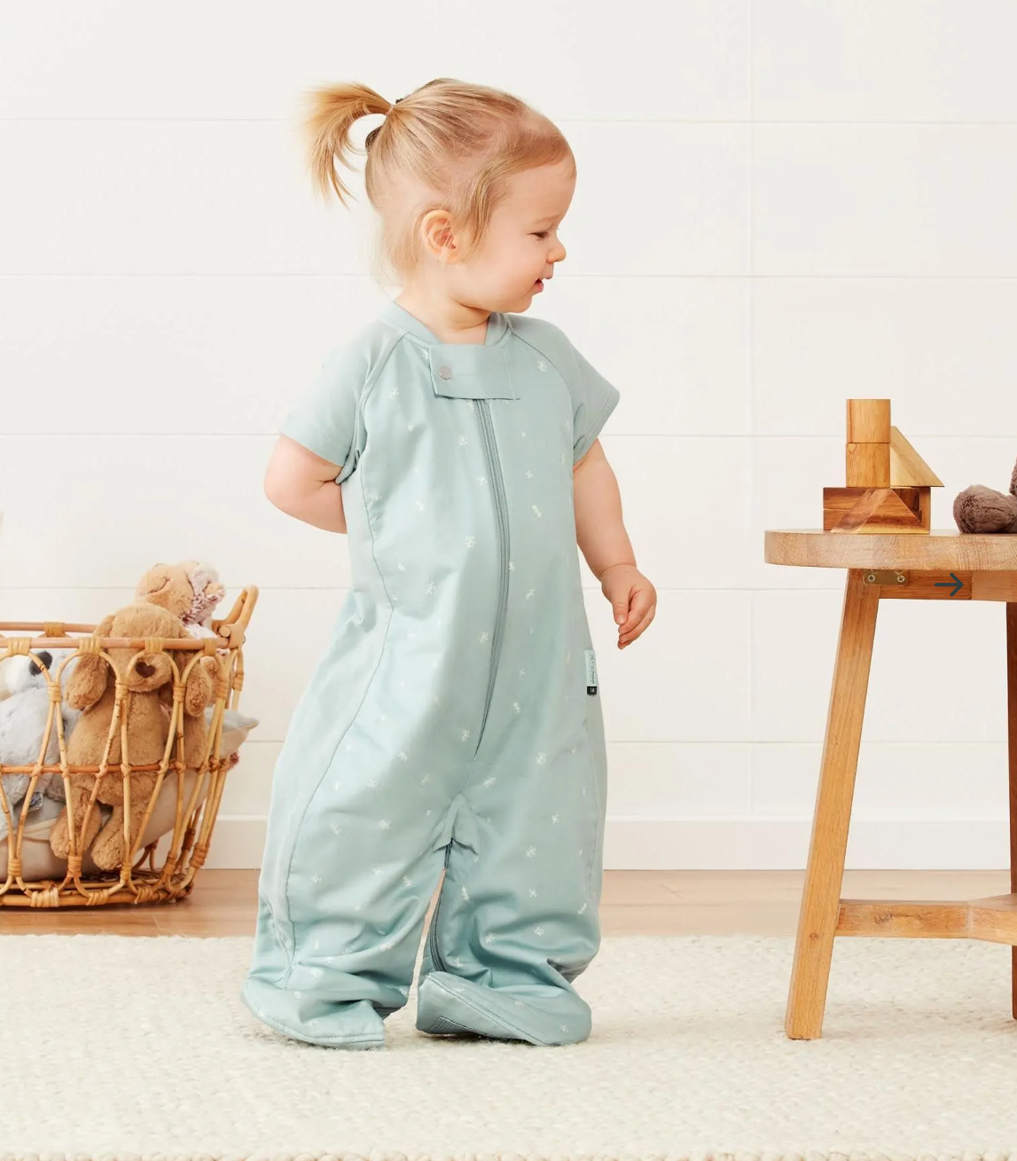 Sleep Suit Bag (1.0 Tog) - Sage
