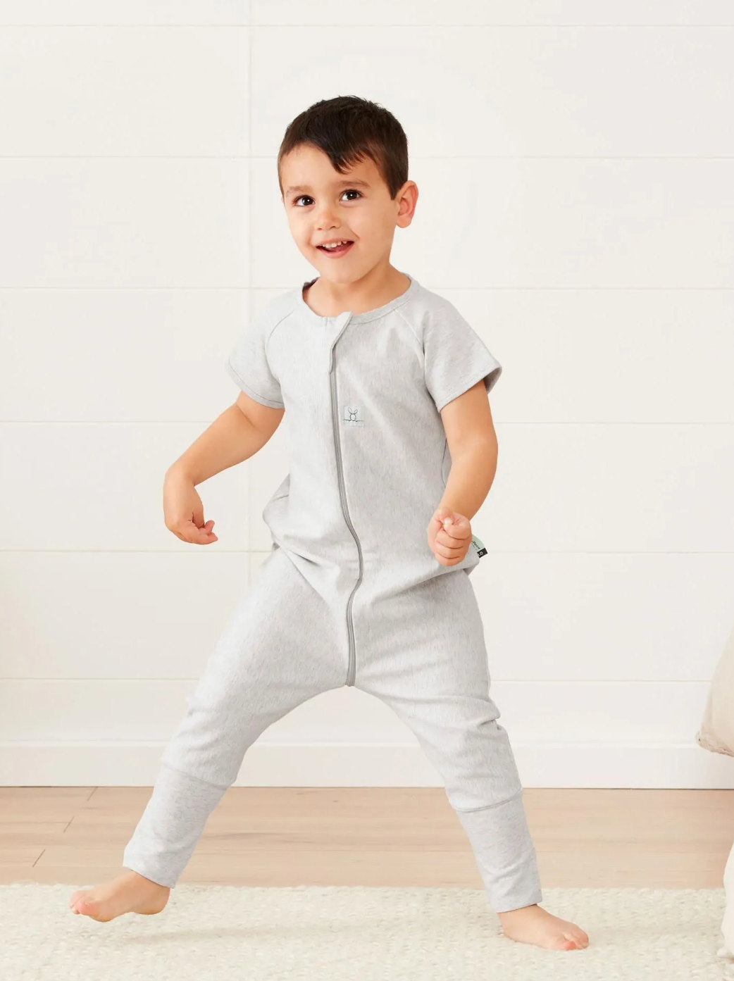 Sleep Onesie (1.0 Tog) - Grey Marle