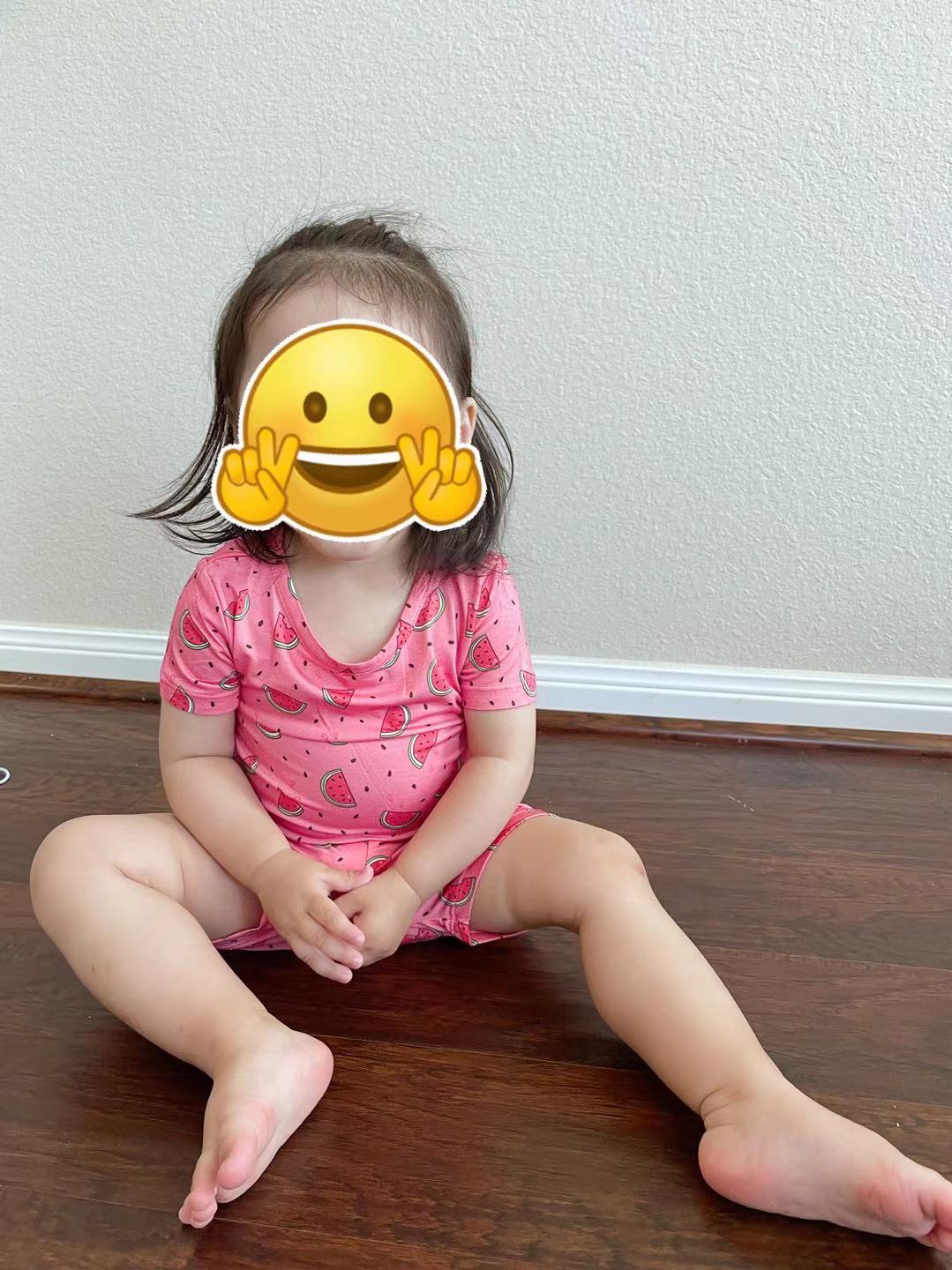 Watermelon Bamboo Kids Short Set