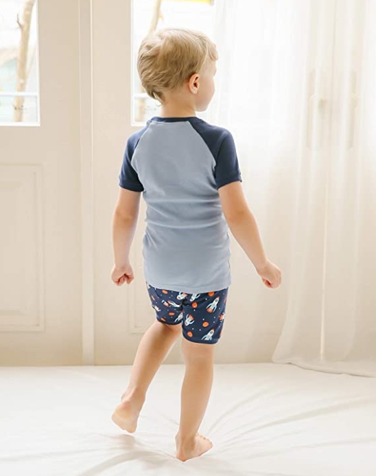 Rocket Fire Short Sleeve Pajama Set