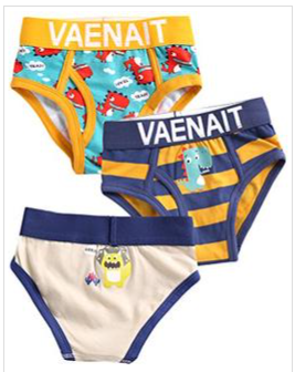 Vaenait Brief 3 Pack - Dinoland Cream