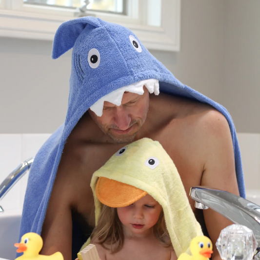 Teen/Adult Shark hooded towel