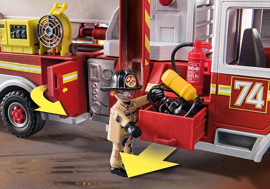 70935 Rescue Vehicles: Fire Engine with Tower Ladder