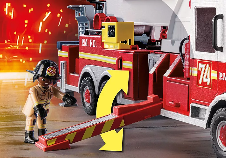 70935 Rescue Vehicles: Fire Engine with Tower Ladder