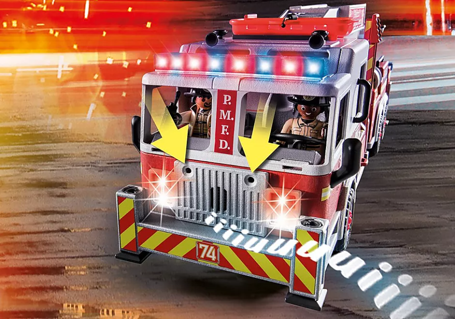 70935 Rescue Vehicles: Fire Engine with Tower Ladder