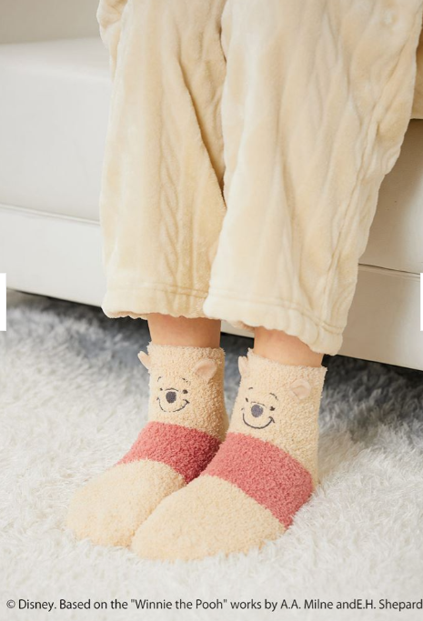 [Disney Collection] Room Socks (Winnie the Pooh)