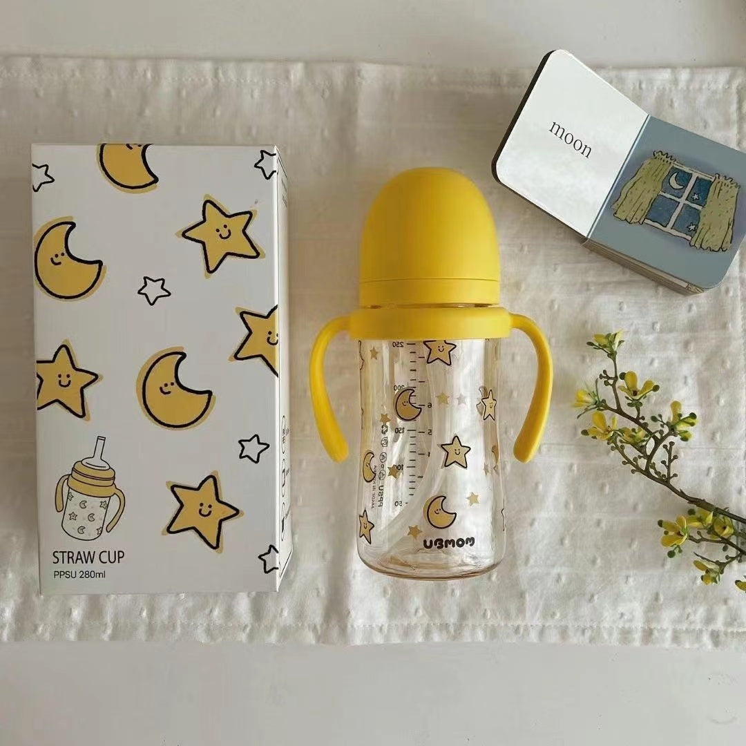 UBMOM PPSU Straw Cup Yellow (Limited Edition)