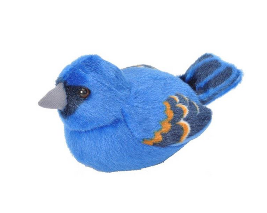 Audubon II Blue Grosbeak Stuffed Animal - 5"