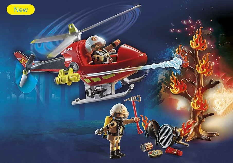 71195 Fire Rescue Helicopter