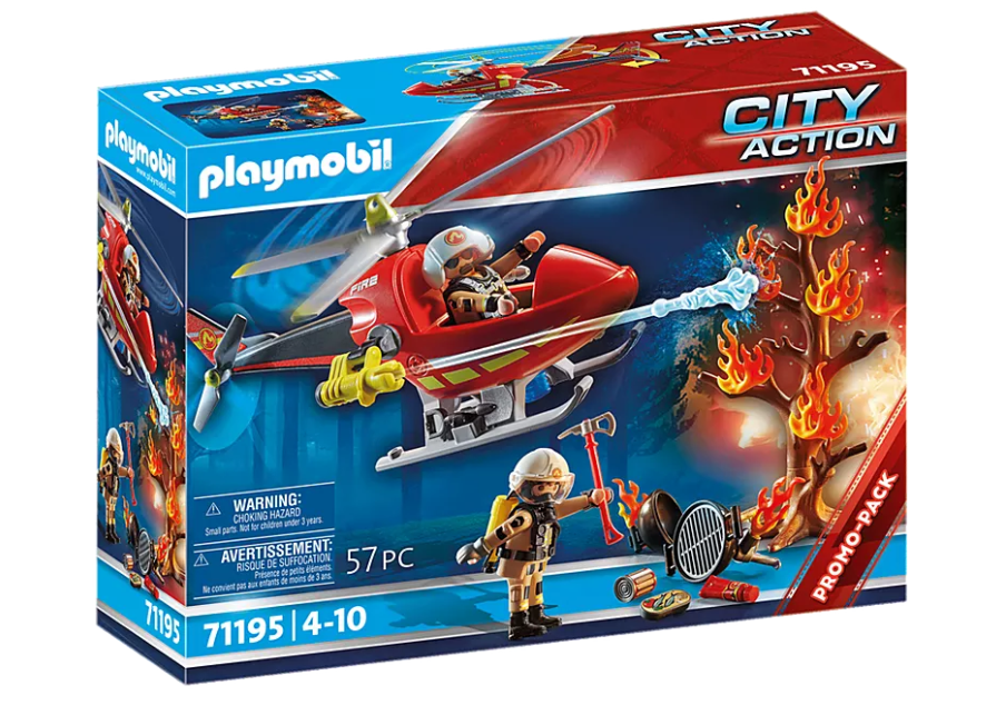 71195 Fire Rescue Helicopter